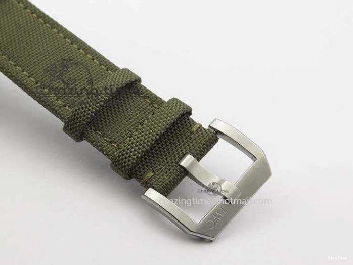 MIROTIME 0208 SunProtective MARK XVII IW324702 Real Ceramic MK Best Edition Green Dial On Green Nylon Strap A 7288